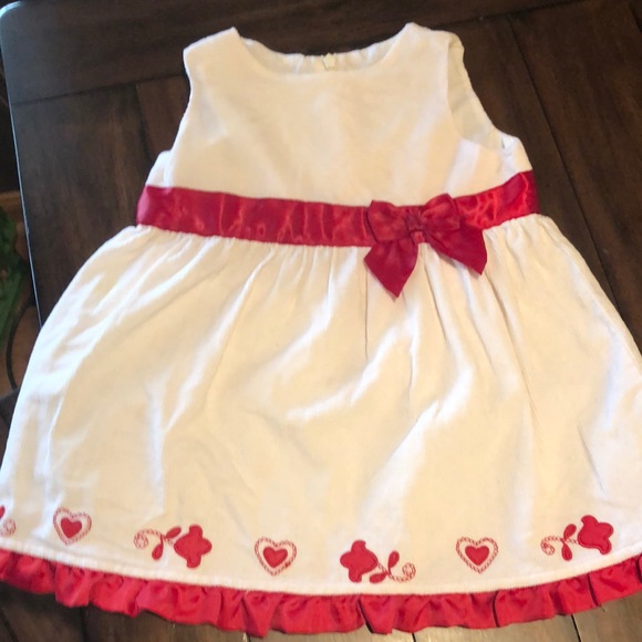 Hanna Andersson Cream and Red Corduroy Dress - Picture 7 of 7